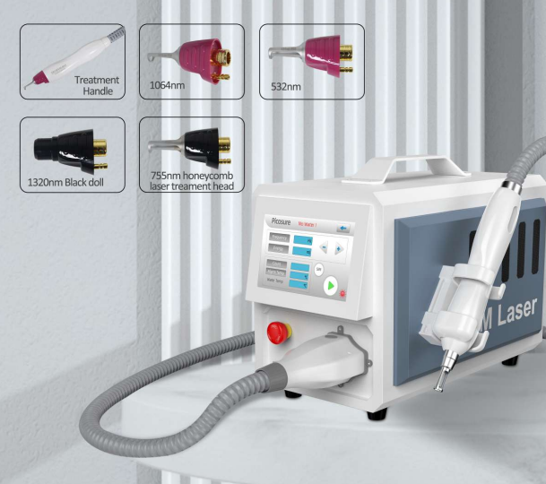 PORTABLE HONEYCOMBPICOSECOND LASER EQUIPMENT