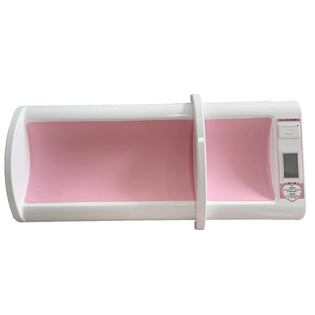 Ultrasonic electronic infant measuring bed