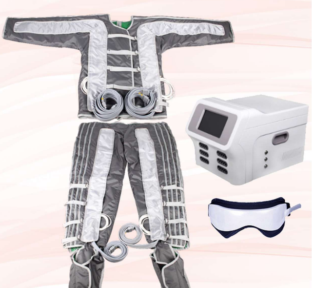 24 cells jacket+pants with footlymph drainage infrared pressotherapy