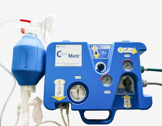 Gas poisoning emergency ventilator