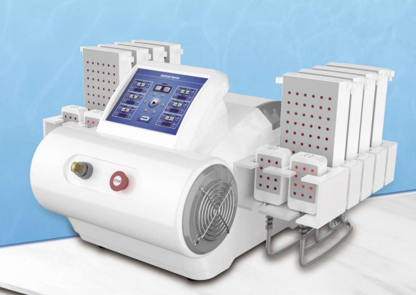 PORTABLE 528 DIODES 4 WAVELENGTHSLIPOLASER SLIMMING MACHINE